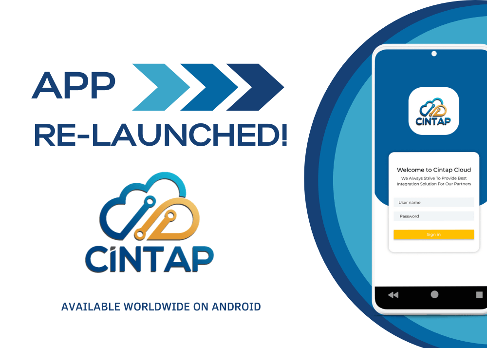 CINTAP Cloud App re-launched mobile app for Android