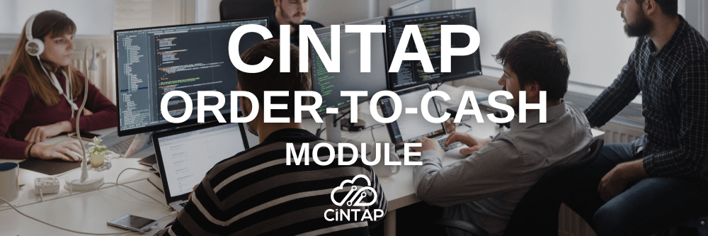 OTC Module Footer - CINTAP Cloud CINTAP Order-to-Cash Module